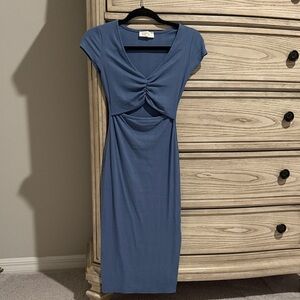 Jessica Simpson Blue Midi Dress